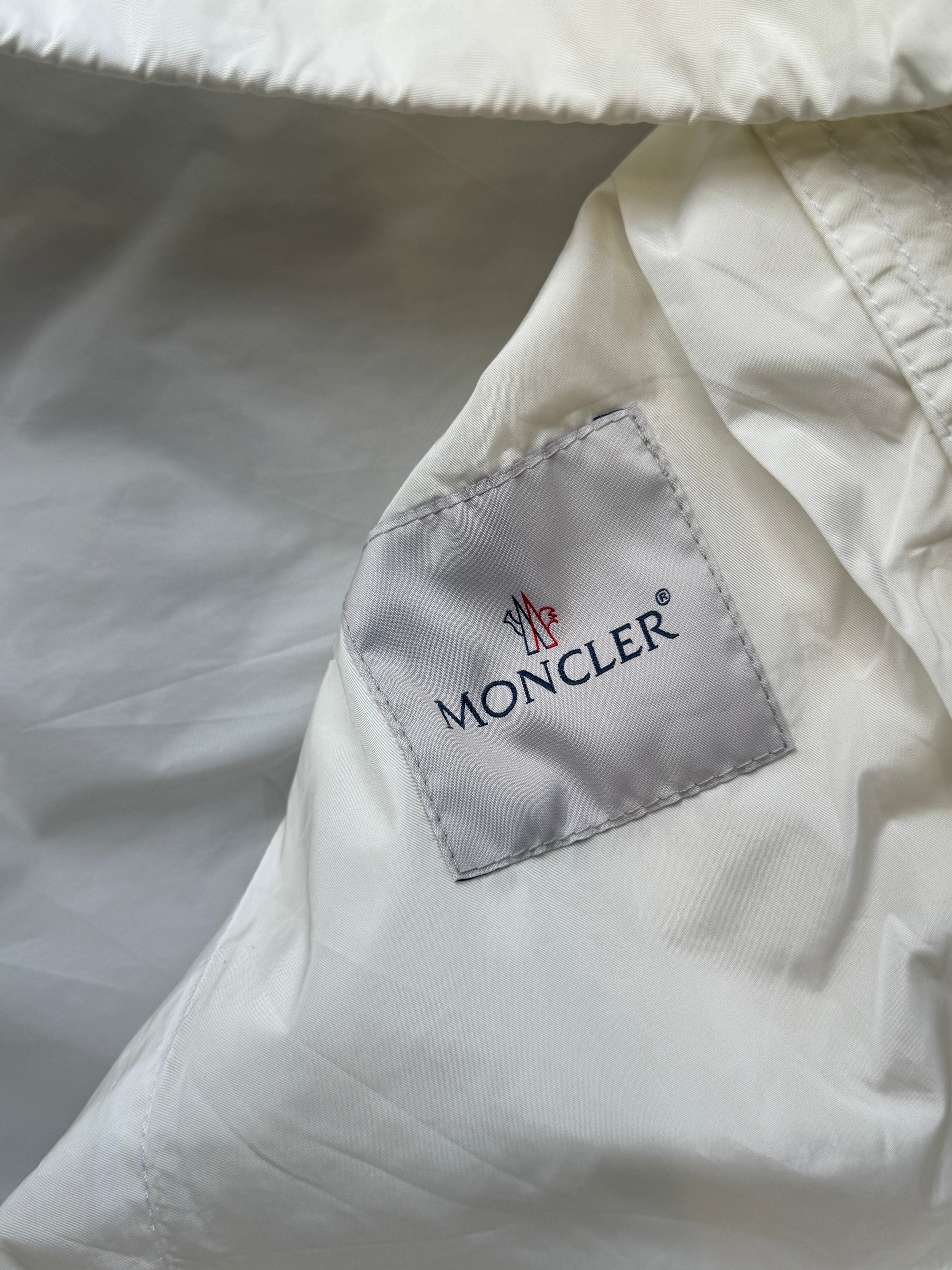 Moncler Fayence Windbreaker Jacket White (USED)