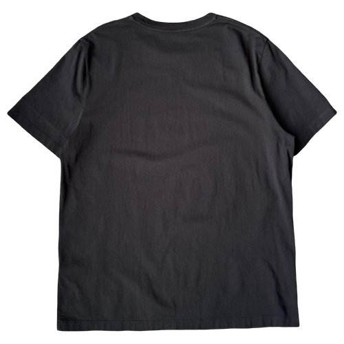 Moncler Vertical Logo Tee Black (USED) | Vintage Clothing Store Canada