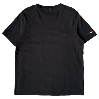 Moncler Vertical Logo Tee Black (USED)