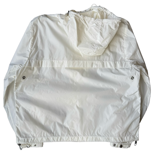 Moncler Fayence Windbreaker Jacket White (USED) | Vintage Clothing Store Canada