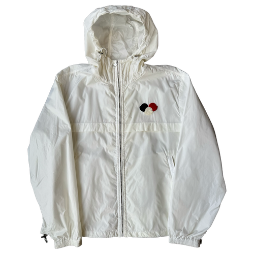 Moncler Fayence Windbreaker Jacket White (USED) | Vintage Clothing Store Canada