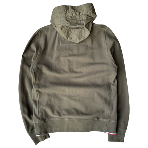 Moncler Maglia Quilted Zip Up Jacket Olive (USED) | Vintage Clothing Store Canada