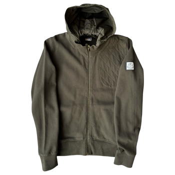 Moncler Maglia Quilted Zip Up Jacket Olive (USED)