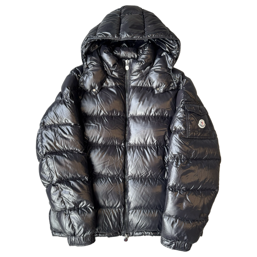 Moncler Maya Down Jacket Black (USED) | Vintage Clothing Store Canada