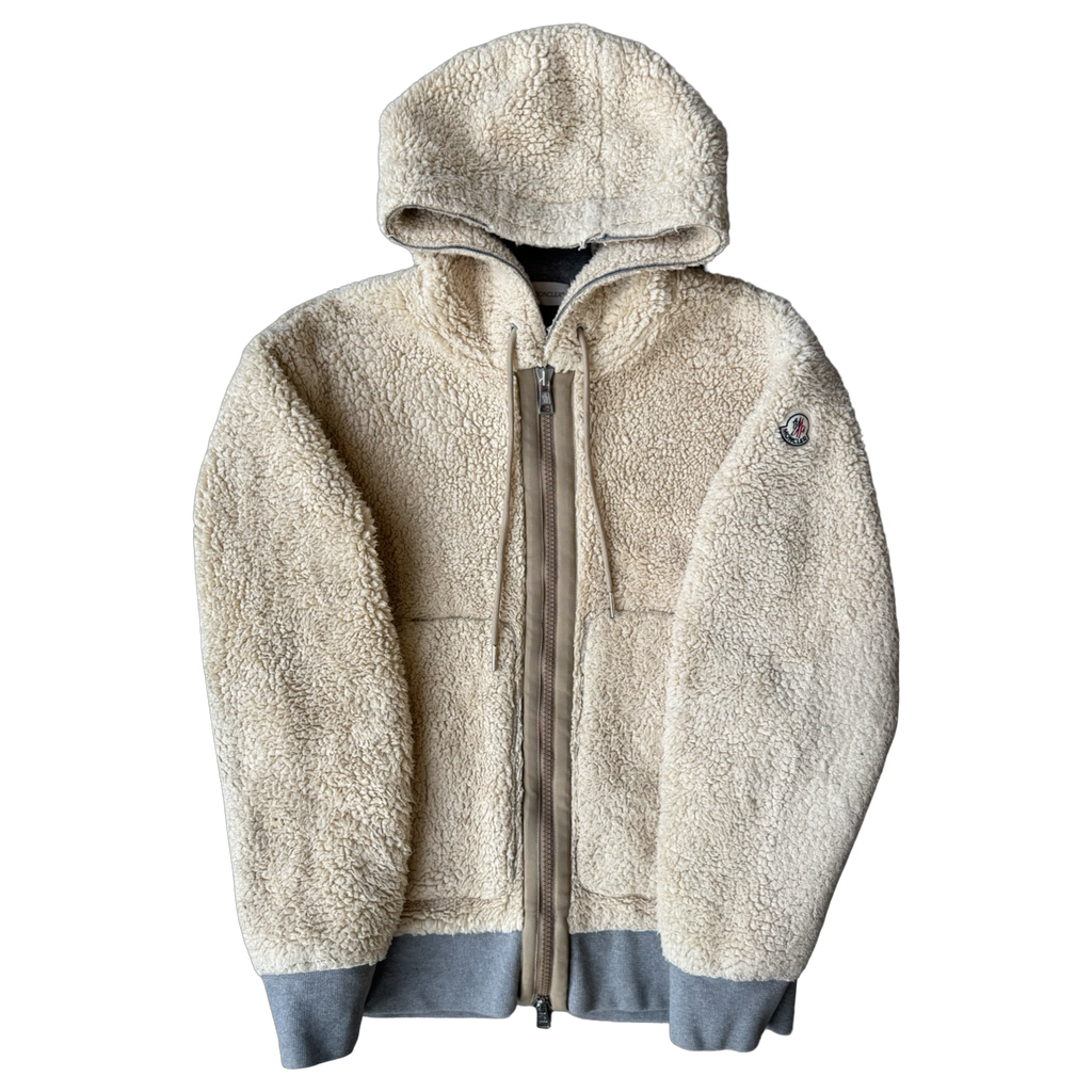 Moncler Maglia Sherpa Zip Up Hoodie (USED)