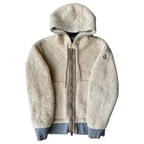 Moncler Maglia Sherpa Zip Up Hoodie (USED) | Vintage Clothing Store Canada
