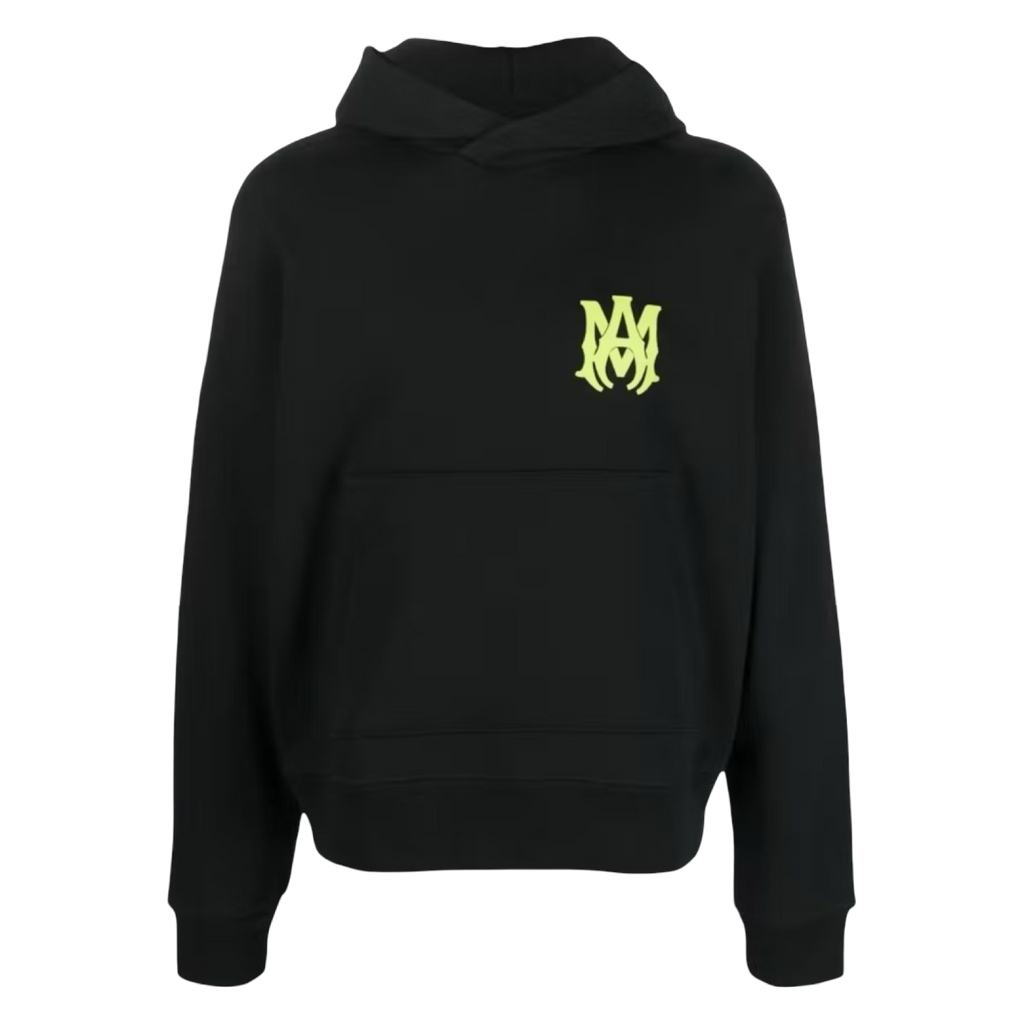 Amiri MA Logo Hoodie Black/Green