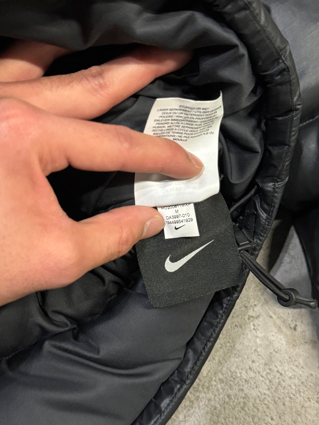Nike x NOCTA Sunset Puffer Jacket Black (USED)
