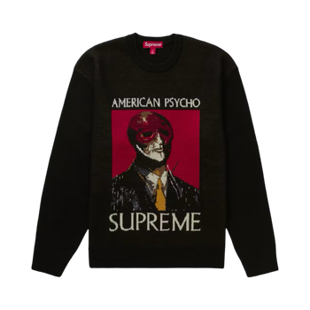 Supreme American Psycho Knit Sweater Black