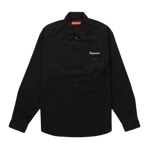 Supreme American Psycho Button Up Work L/S Shirt Black | Vintage Clothing Store Canada