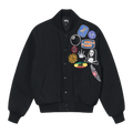 Stussy Souvenir Stadium Bomber Jacket Black