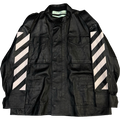 Off-White Arrows Leather Jacket Black (USED)