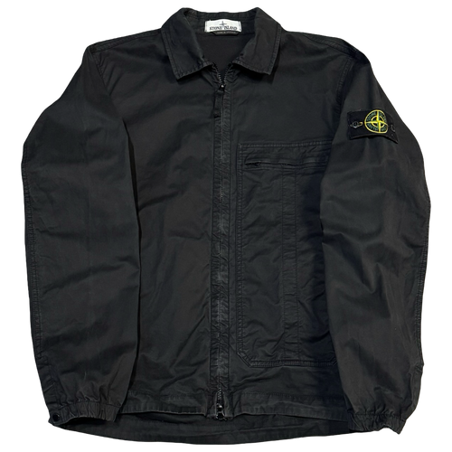 Stone Island Over Shirt Jacket Black (USED) | Vintage Clothing Store Canada