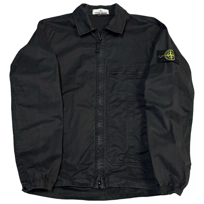 Stone Island Over Shirt Jacket Black (USED) | Vitnage Clothing Store Canada