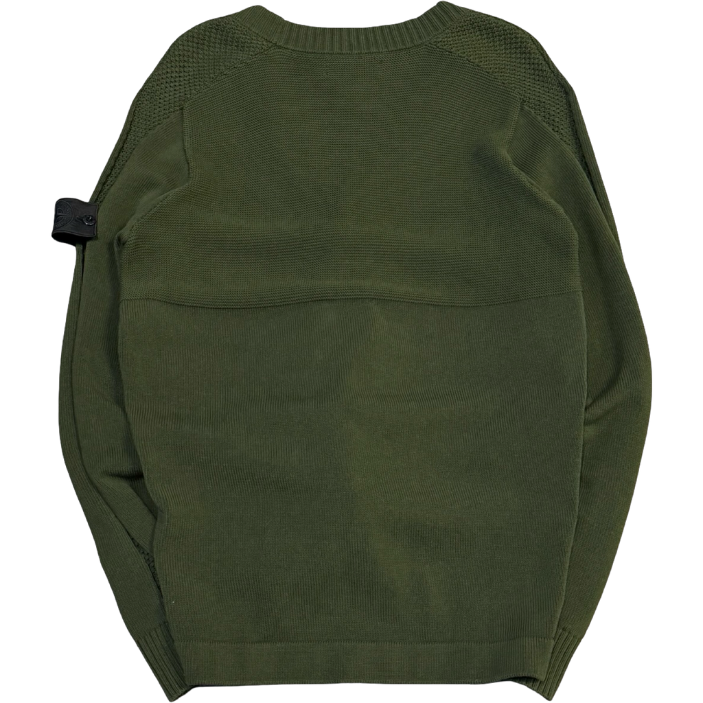 Stone Island Shadow Project Knit Cardigan Olive