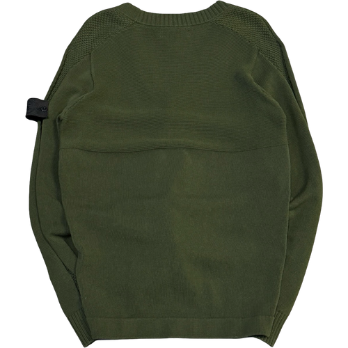 Stone Island Shadow Project Knit Cardigan Olive | Vintage Clothing Store Canada