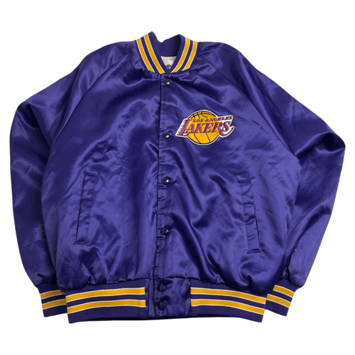 (L) Vintage Satin Lakers Jacket | Vintage Clothing Store Canada