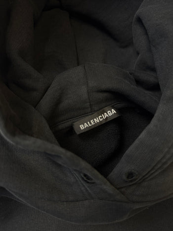 Balenciaga BB Mode Hoodie Black (USED)