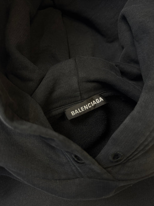 Balenciaga BB Mode Hoodie Black (USED) | Vitnage Clothing Store Canada