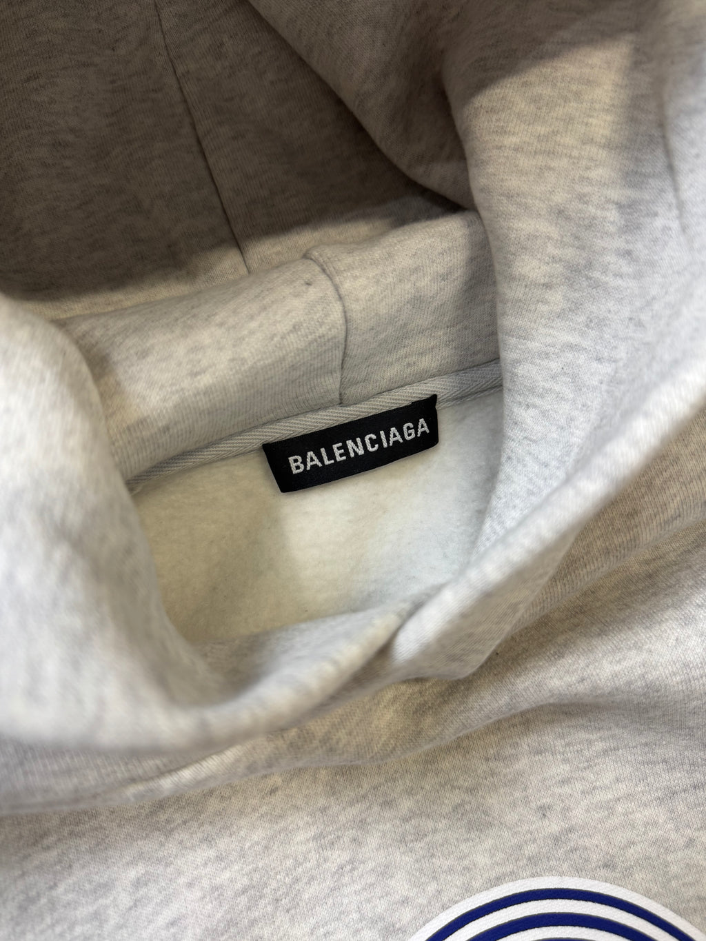 Balenciaga BB 18 Authentic Logo Hoodie Grey (USED)