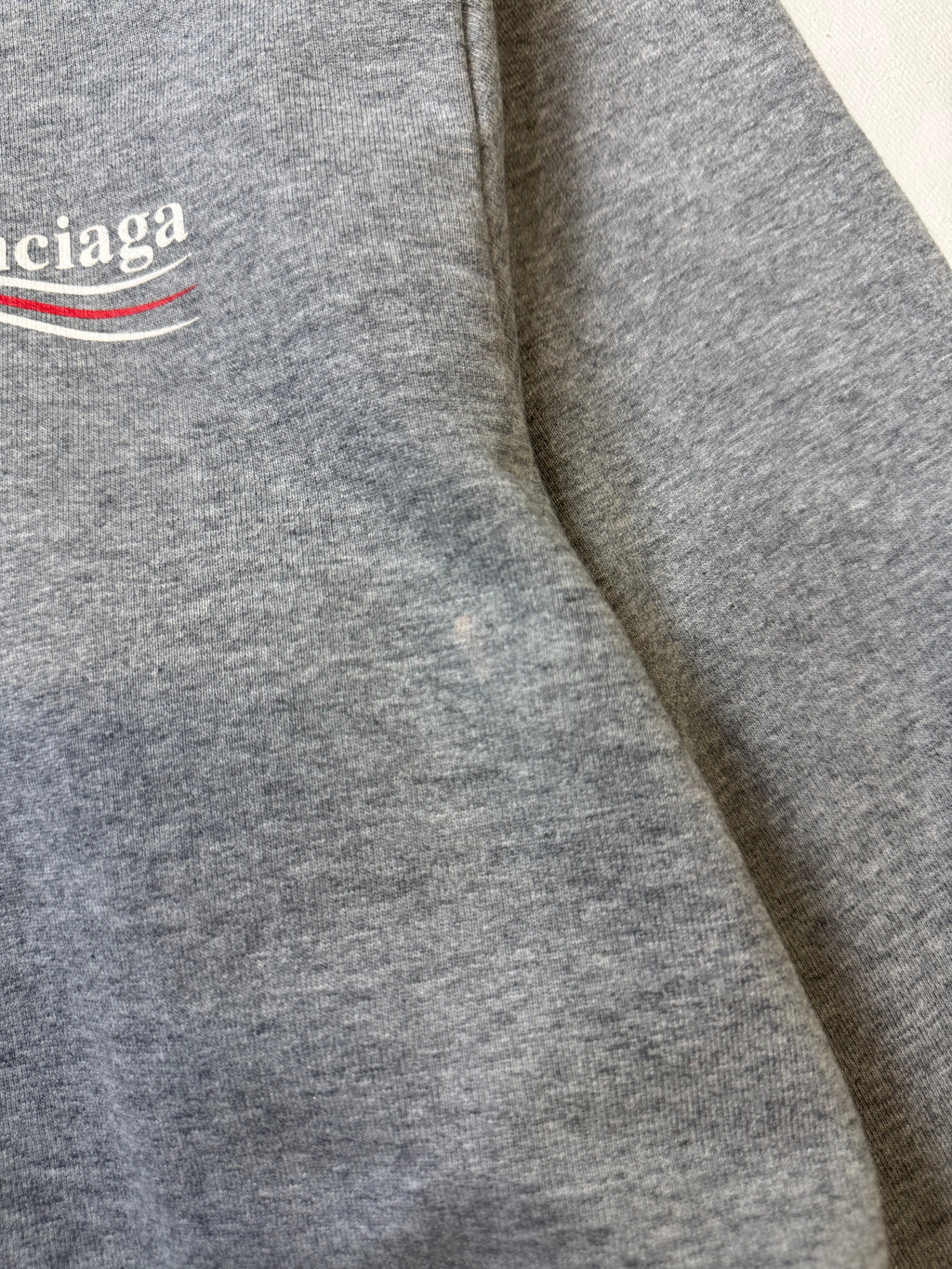 Balenciaga Political Campaign Logo Sweatshirt Grey (USED)