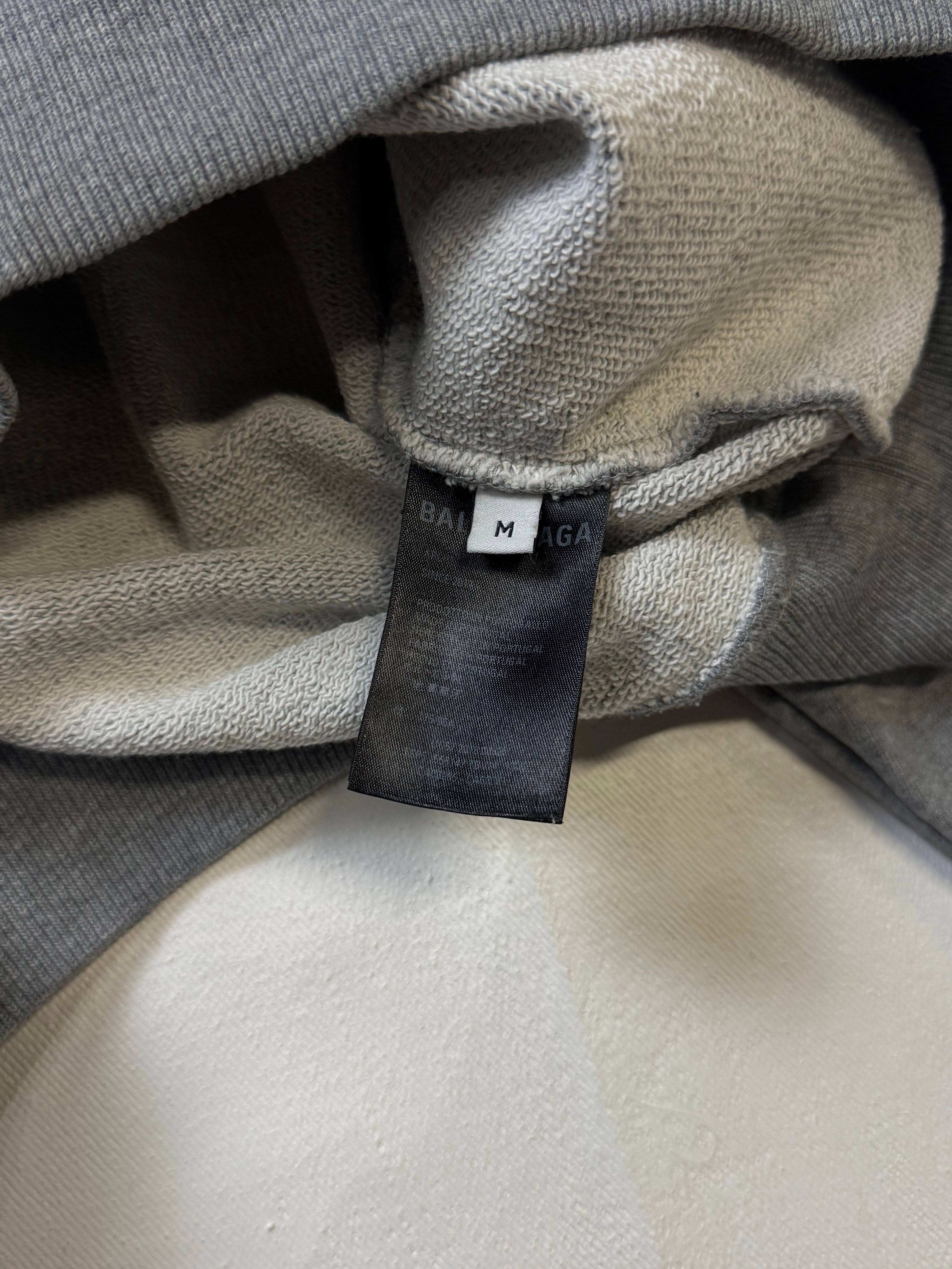 Balenciaga Political Campaign Logo Sweatshirt Grey (USED)