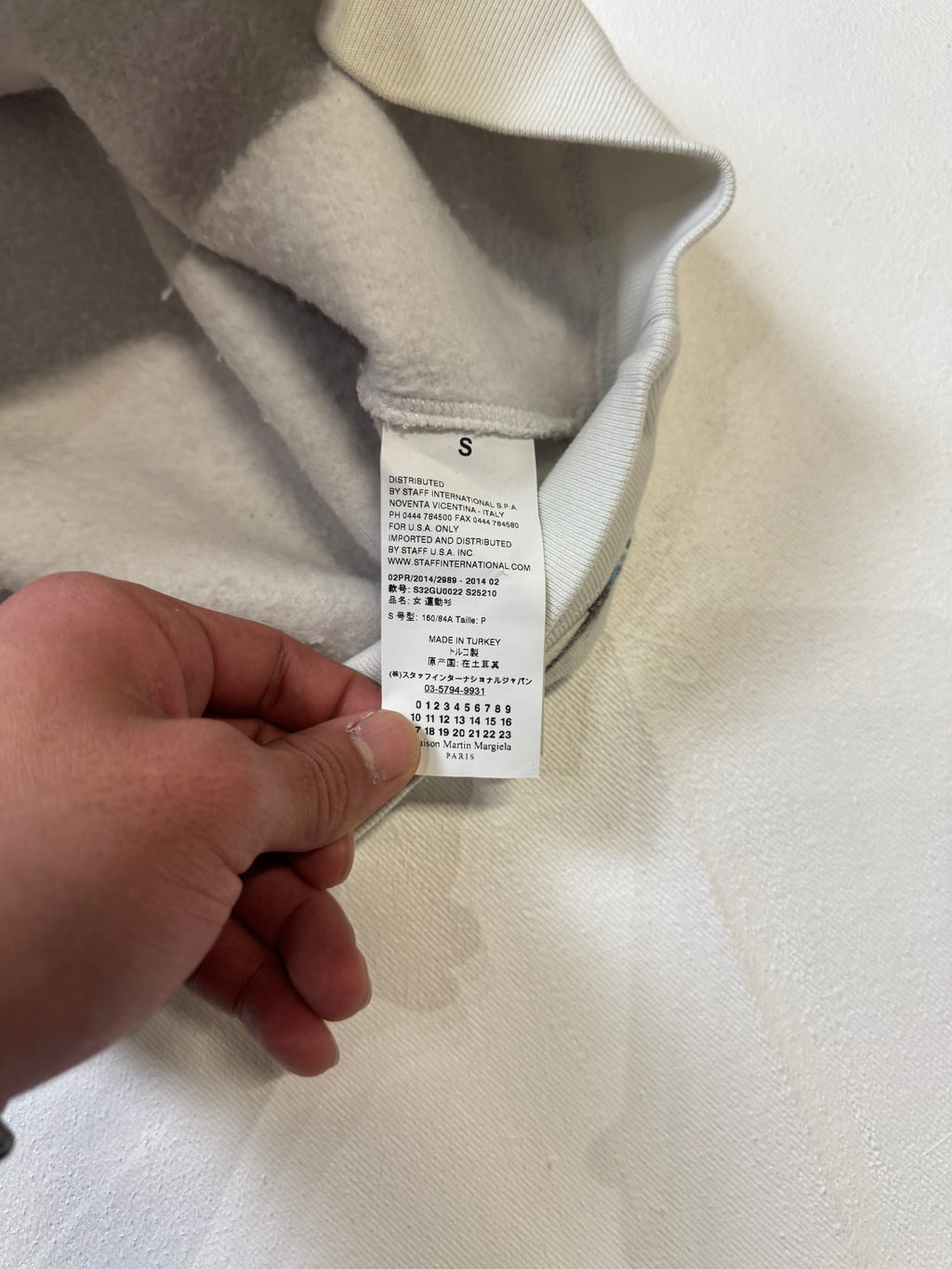 Masion Margiela MM6 Urban Art Print Sweatshirt White (USED)