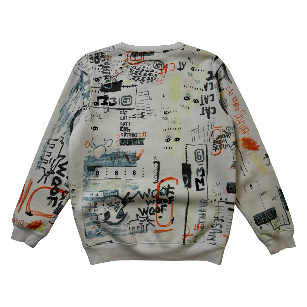 Masion Margiela MM6 Urban Art Print Sweatshirt White (USED)