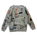 Masion Margiela MM6 Urban Art Print Sweatshirt White (USED)