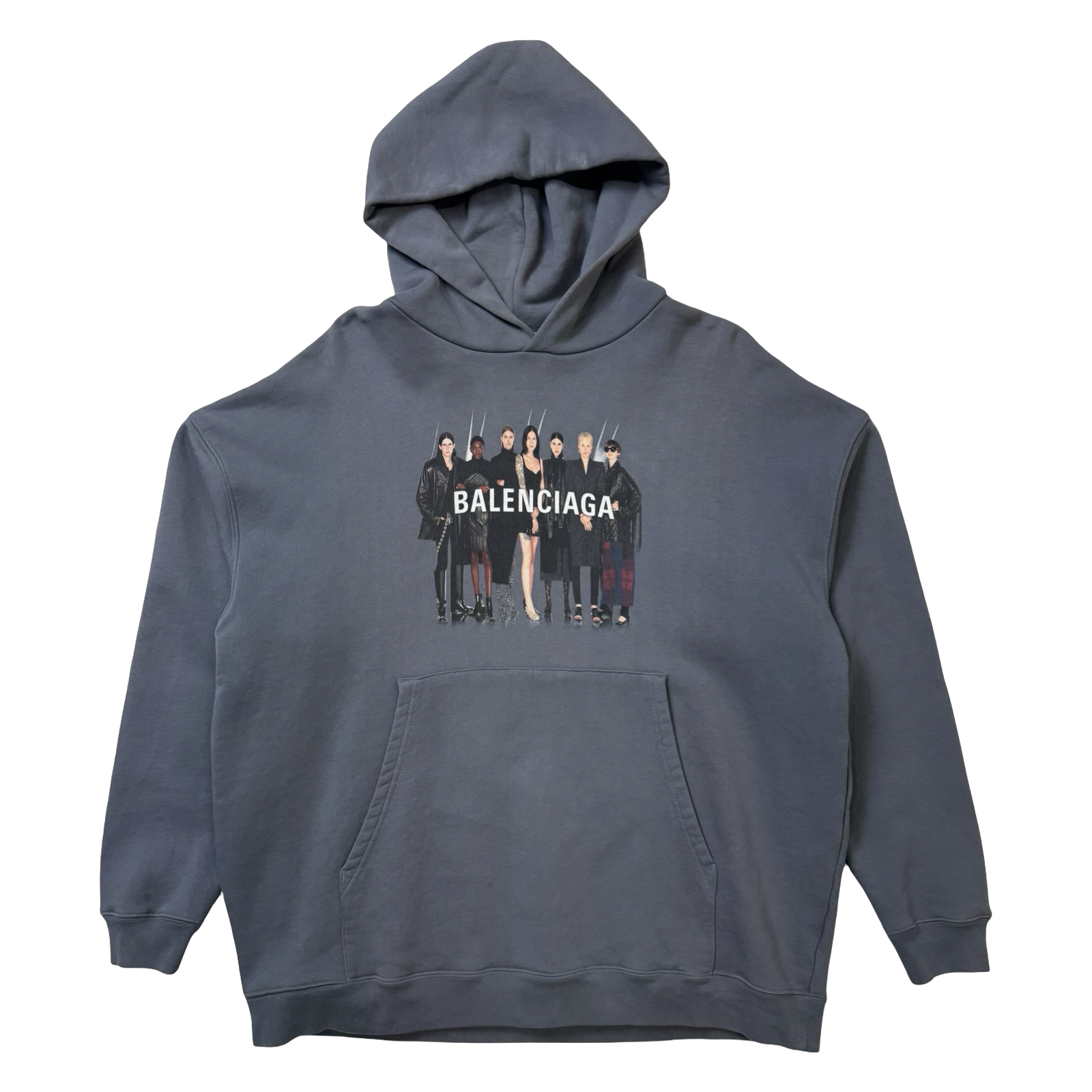 Balenciaga Top Model Hoodie Grey (USED)