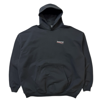 Balenciaga Political Campaign Hoodie Grey (USED)