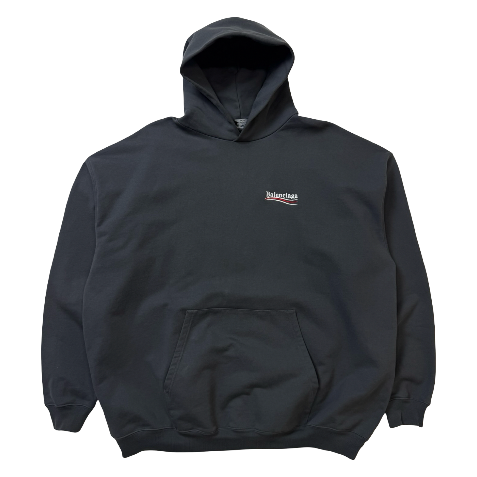 Balenciaga Political Campaign Hoodie Grey (USED)
