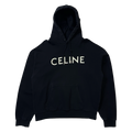 Celine Logo Hoodie Black (USED)