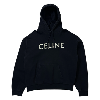 Celine Logo Hoodie Black (USED)