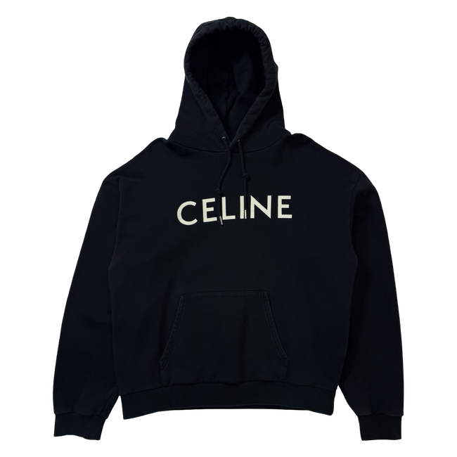 Celine Logo Hoodie Black (USED)
