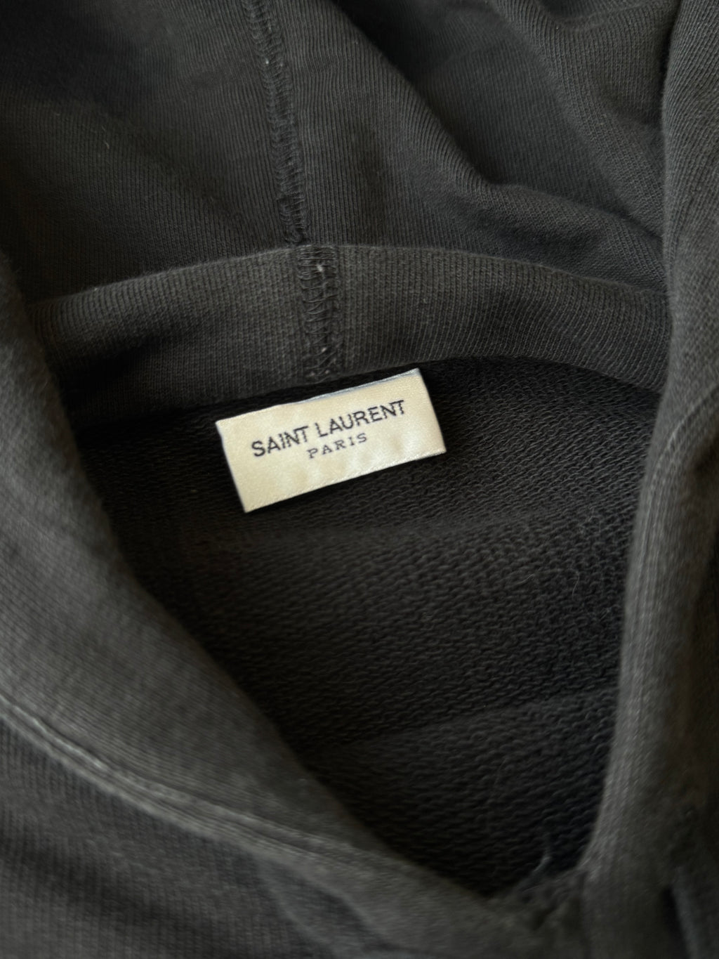 Saint Laurent Stars Logo Hoodie Black (USED)