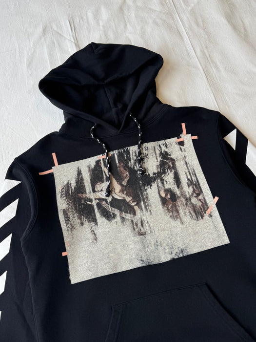 Off-White Caravaggio Hoodie Black | Vitnage Clothing Store Canada