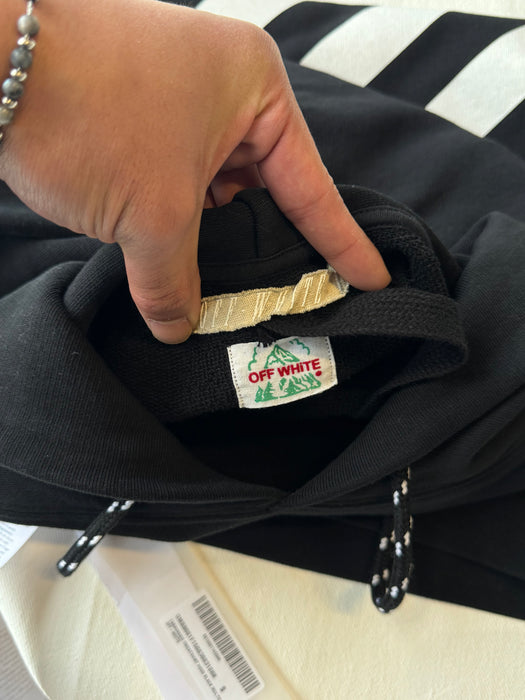 Off-White Caravaggio Hoodie Black | Vitnage Clothing Store Canada