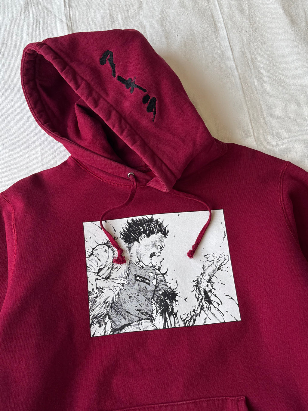 Supreme Akira Arm Hoodie Cardinal (USED)