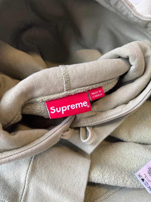 Supreme Box Logo Hoodie Sage (USED) | Vitnage Clothing Store Canada