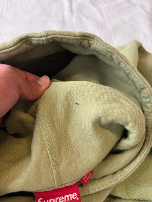 Supreme Box Logo Hoodie Sage (USED) | Vitnage Clothing Store Canada