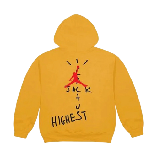 Travis Scott x Jordan HITR Hoodie Gold | Vintage Clothing Store Canada