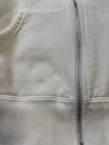 Supreme 666 Zip Up Sweater White (USED)