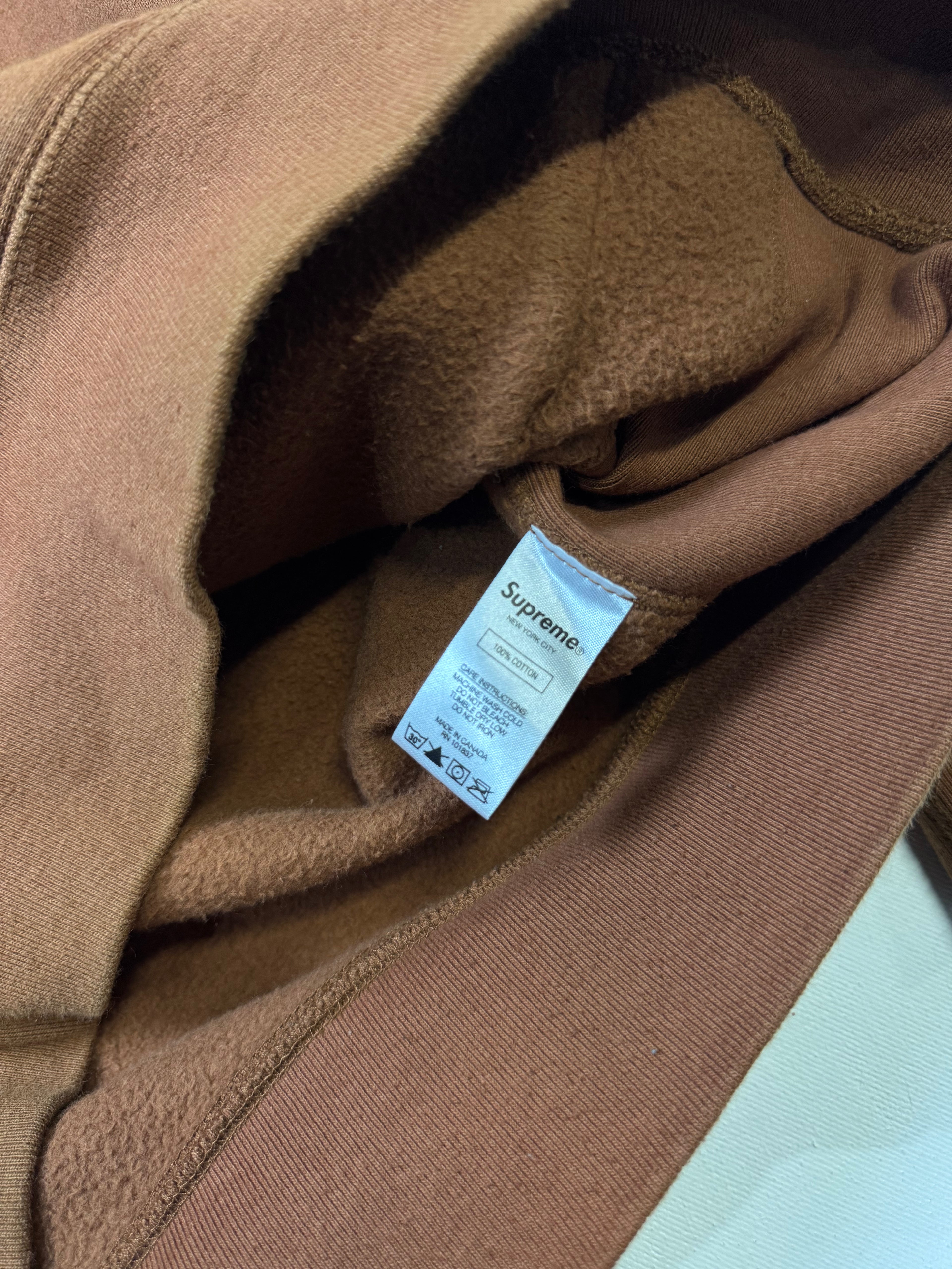 Supreme Box Logo FW17 Rust Brown
