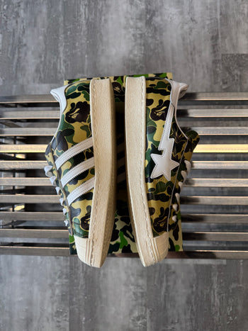 Adidas x BAPE Superstar ABC Camo Green (USED)