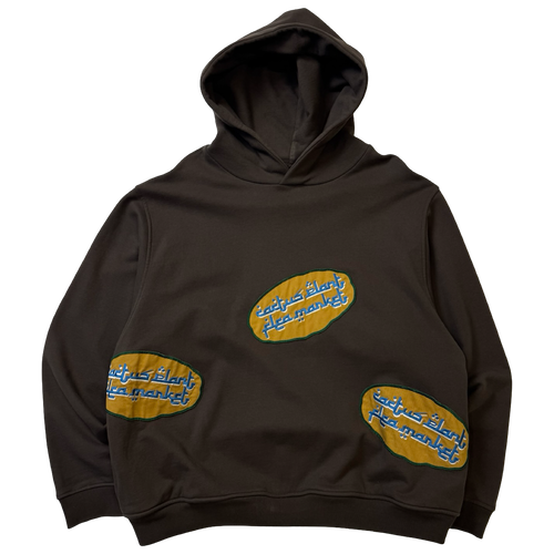 CPFM Farmers Market Oversized Hoodie Brown (USED) | Vintage Clothing Store Canada