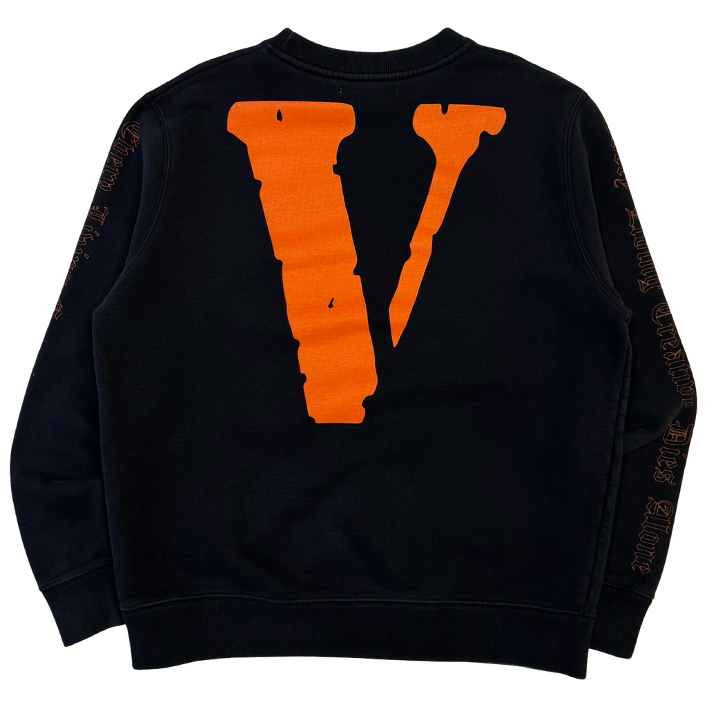 Off-White x Vlone Every Living Creature Dies Alone Sweatshirt Black (USED)