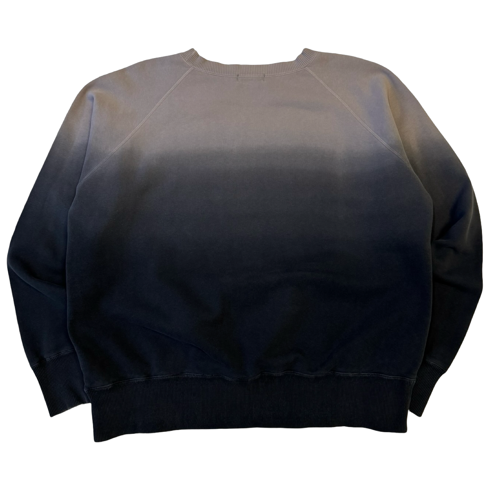 Vintage BAPE Gradient College Logo Sweatshirt (USED)