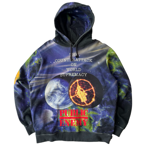 Supreme x Undercover x Public Enemy Hoodie Multi (USED) | Vintage Clothing Store Canada