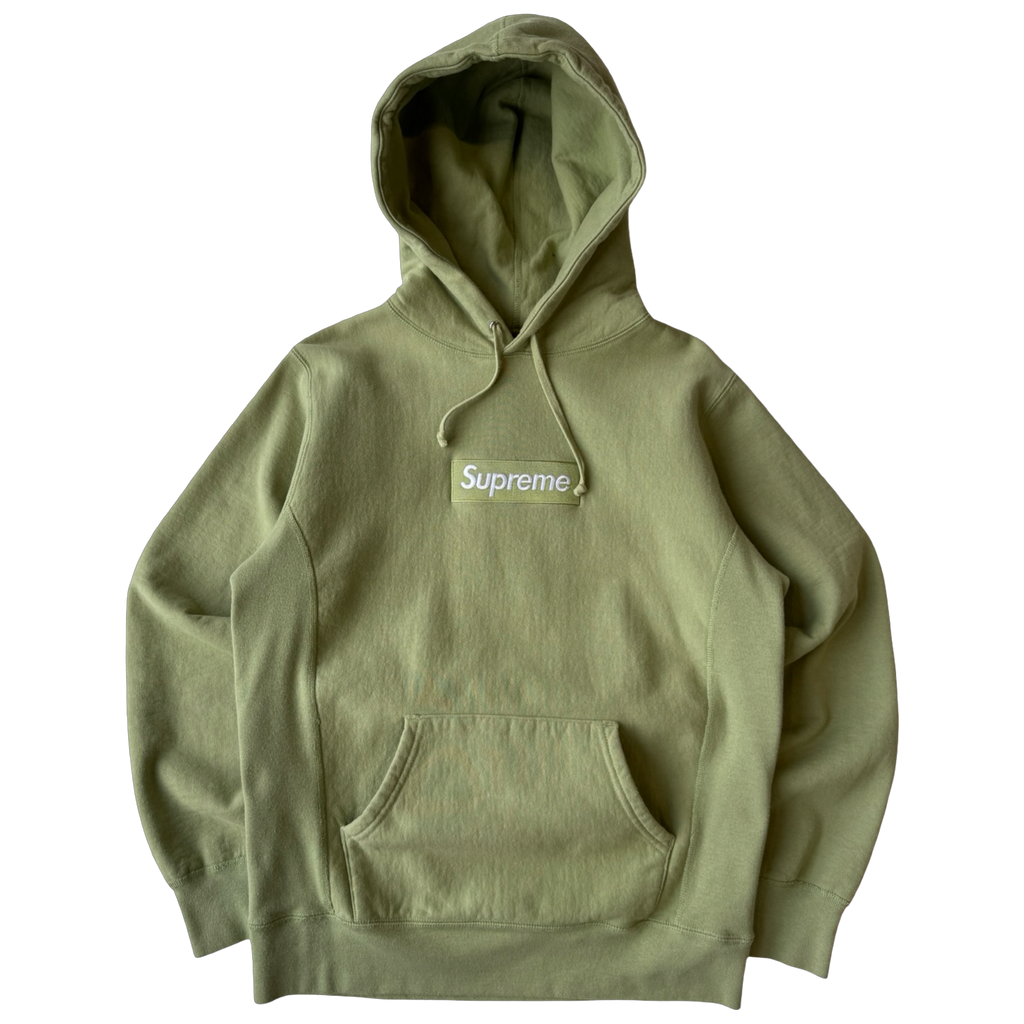 Supreme Box Logo Hoodie Sage (USED)